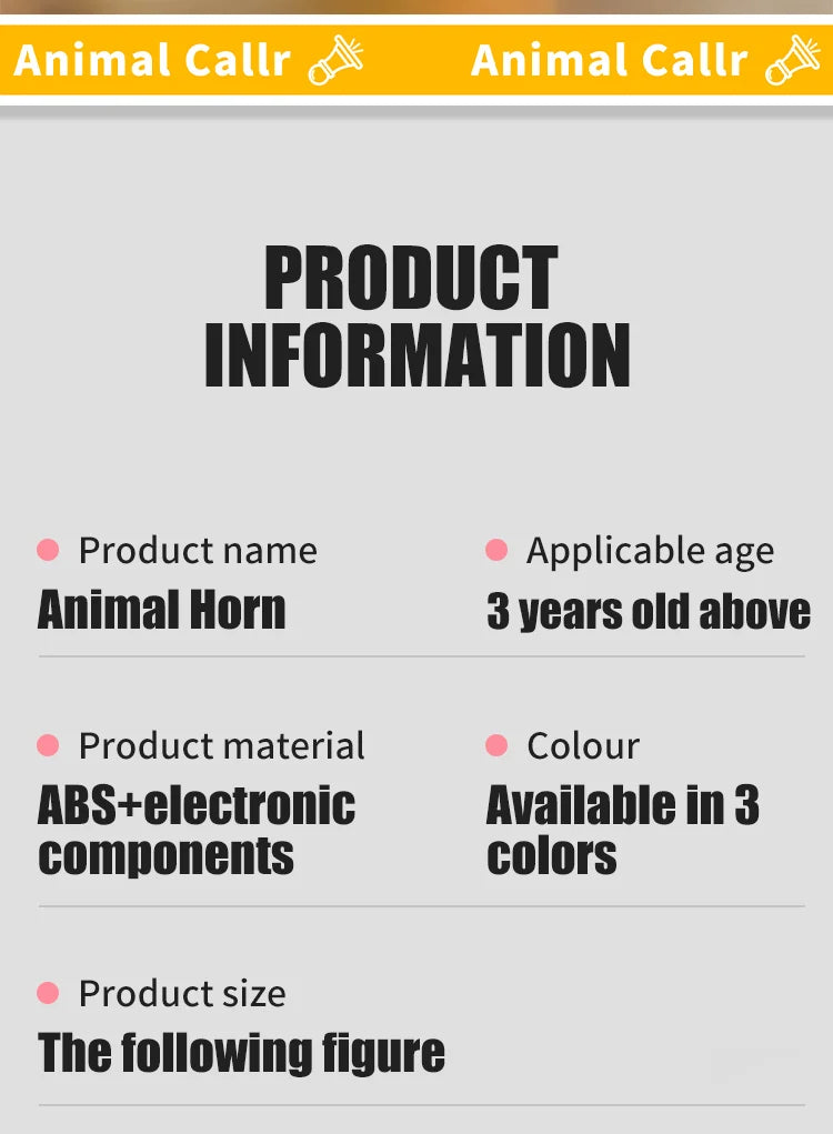 KidZoo™ Interactive Animal Trumpet – Musical Role-Play Toy