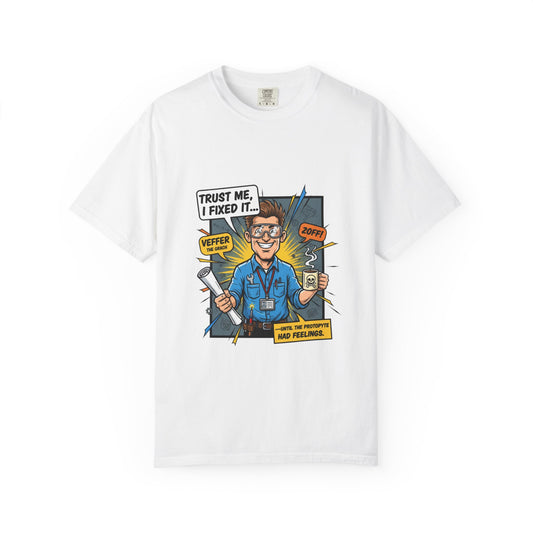 Handyman Comic T-Shirt "Trust Me, I Fixed It" Funny Repair Technician Tee