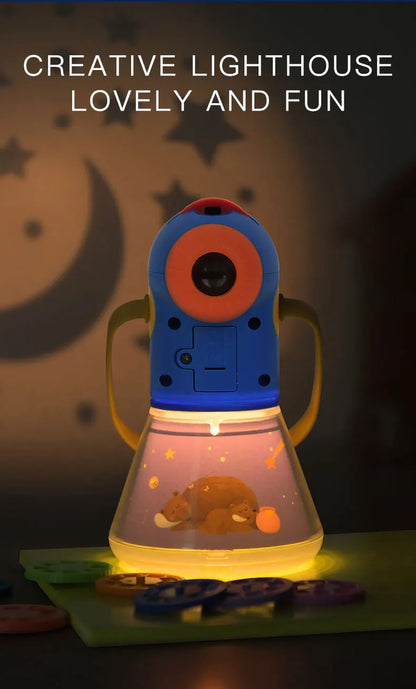TwinkleTales Kids' Story Projector & Flashlight: The Ultimate Bedtime Companion