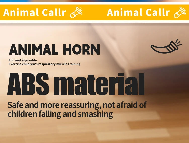 KidZoo™ Interactive Animal Trumpet – Musical Role-Play Toy