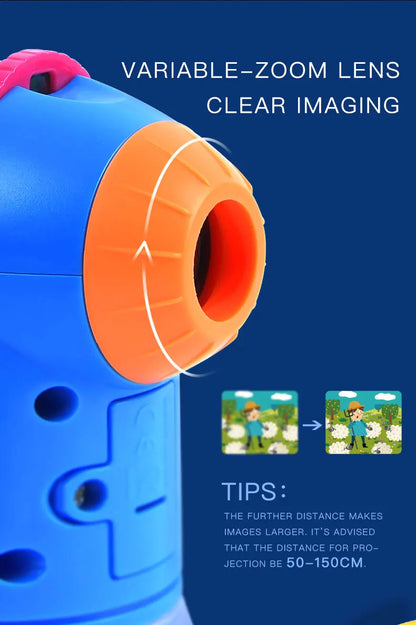 TwinkleTales Kids' Story Projector & Flashlight: The Ultimate Bedtime Companion