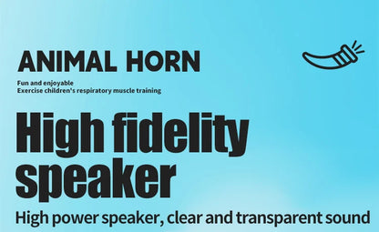 KidZoo™ Interactive Animal Trumpet – Musical Role-Play Toy