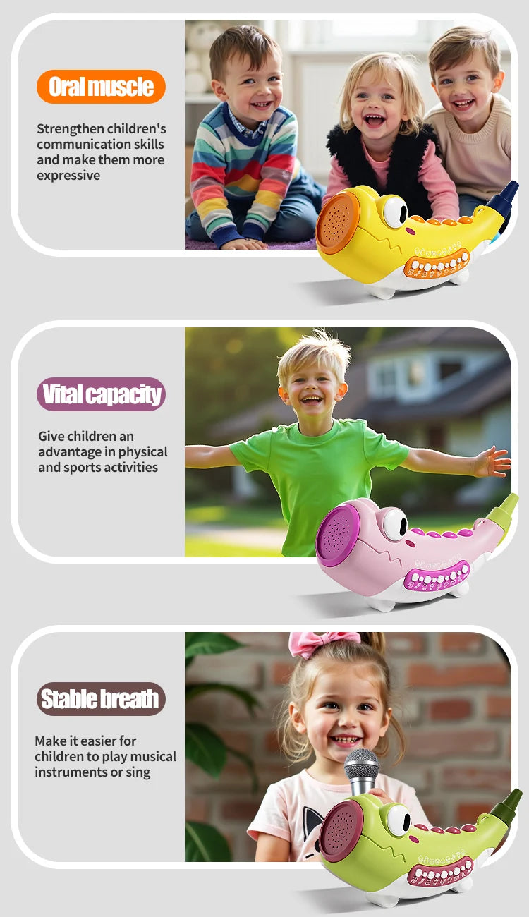 KidZoo™ Interactive Animal Trumpet – Musical Role-Play Toy