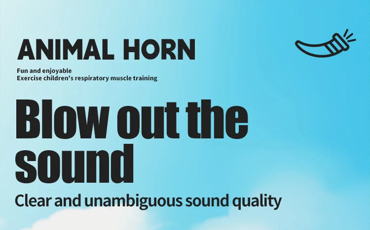 KidZoo™ Interactive Animal Trumpet – Musical Role-Play Toy