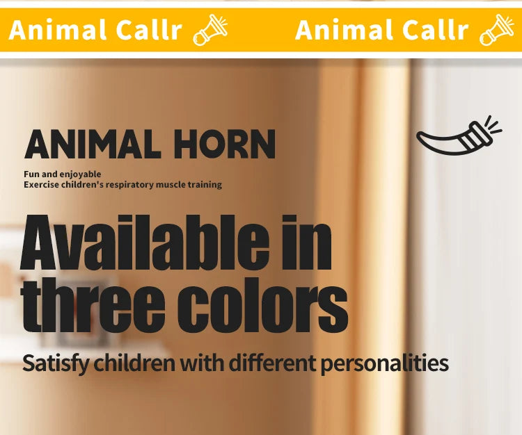 KidZoo™ Interactive Animal Trumpet – Musical Role-Play Toy