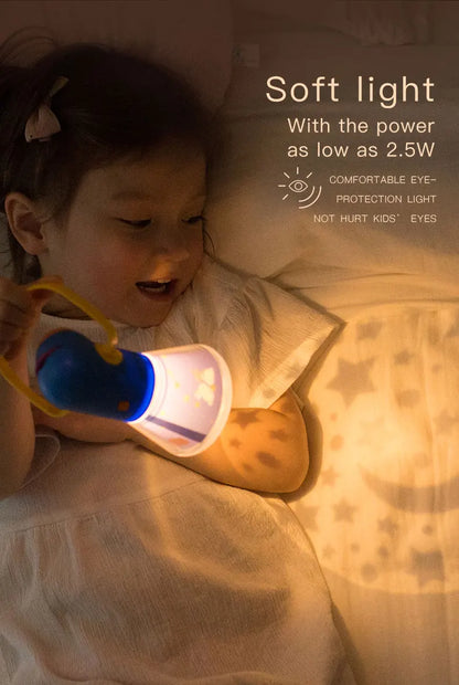 TwinkleTales Kids' Story Projector & Flashlight: The Ultimate Bedtime Companion