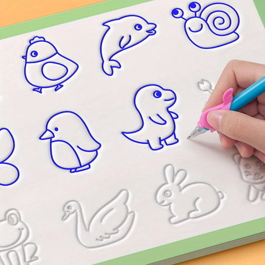 Children's Magic Copybook - Groove Drawing Book